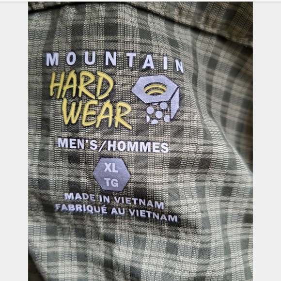 Mountain Hardware Mens Button Up Short Sleeve Top - Picture 3 of 3